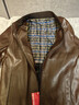 皮尔卡丹（pierre cardin）真皮皮衣男新款秋冬季爸爸装加绒加厚绵羊皮夹克外套保暖防寒休闲 801咖啡-(立领） 加绒 XL 180码-建议140-155斤 实拍图