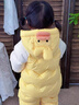 巴拉巴拉童装婴儿羽绒服连体衣2025宝宝冬装加厚哈衣爬服萌趣208425120214 实拍图