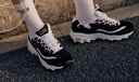 斯凯奇（Skechers）女鞋秋季厚底老爹鞋百搭熊猫鞋软底舒适外穿休闲运动鞋11959 实拍图