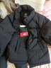 京东京造羽绒服男女情侣同款真鸭绒冬季外套面包服轻松羽绒 黑色 L 实拍图