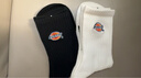 Dickies袜子男女同款纯色棉袜秋冬款中筒袜舒适吸湿排汗运动袜均码长袜子 实拍图