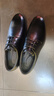 京东京造【头层牛皮】皮鞋男面试正装鞋光面系带真皮婚鞋黑色42 实拍图