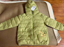 嘟嘟家【三防面料】儿童冬季轻薄红色羽绒服新年冬装女童拜年服男童童装 果绿色 110 实拍图