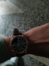 【网红爆款】商务腕表石英运动表休闲皮带男女手表 黑色 实拍图