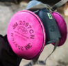 3M7502硅胶防尘面具口罩防工业粉尘过滤各类颗粒物及有机蒸气异味配2097CN 实拍图