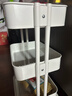 宜家（IKEA）拉斯克家居小推车三层置物架移动茶水桌客厅咖啡桌厨房储物收纳架 【升级款】白色大号 35*45*77cm 实拍图