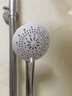 九牧（JOMOO）花洒喷头莲蓬头五功能硅胶净垢手持花洒S175015-2B02-1 实拍图