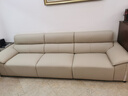 左右大黑牛真皮沙发现代简约客厅轻奢头层牛皮中小型家具DZY6050 [6]3m小四人位浅奶茶色 实拍图