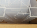 宜家（IKEA）SAMLA萨姆拉高透明收纳箱塑料书籍衣服玩具整理收纳神器 有盖130公升 实拍图