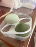 黎倾牛油果绿美妆蛋【4个】化妆蛋彩妆不吃粉海绵粉扑粉底扑干湿两 实拍图