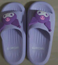 猪爸爸儿童拖鞋女童夏季2025新款室内防滑6-12岁三丽鸥宝宝亲子拖鞋紫22 实拍图