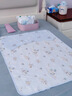 全棉时代婴儿针织复合隔尿垫纯棉可洗防水透气床单 航海日记90×70cm 实拍图