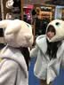 芸荨外套女2026新款冬蓝色貂绒环保皮草大衣超流行宽松减龄显瘦毛毛外 蓝色 S (建议80-110斤) 实拍图