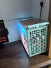 酷冷至尊(CoolerMaster)Qube酷方500 马卡龙 EATX中塔电脑机箱 自由拼装/280散热水冷/钢玻侧板/7硬盘位 实拍图