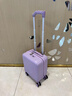 喜朗顿儿童行李箱可上飞机小型14寸登机箱迷你旅行箱女拉杆箱上特价航空 顶配专柜云朵款/浅腾紫 14英寸 全球通用登机箱【20*30*40】 实拍图