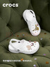 卡骆驰（CROCS）洞洞鞋贝雅男鞋女鞋轻便耐磨一脚蹬拖鞋休闲鞋|10126 白-100 41 /42(260mm) 实拍图
