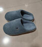 京东京造【厚底防滑】棉拖鞋男秋冬拖鞋室内居家毛拖保暖全包碳灰色44-45 实拍图