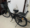 凤凰（Phoenix）新国标电动自行车成人锂电池电动车男女士小型电瓶车长续航电动助力自行车 L8黑色/速度传感/单速/26寸辐条轮 6AH电动续航18公里 实拍图
