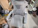 锦汐 电脑椅家用办公椅子靠背人体工学椅学习转椅老板座椅游戏电竞椅 【后躺+乳胶】白框灰网-店长推荐 实拍图