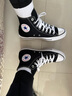 匡威（Converse）男女 ALL STAR常青款 高帮帆布情侣休闲鞋 101010 40码US7码 实拍图