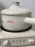 美的（Midea）电煮锅 电蒸锅 电炒锅 电热锅 2.6L分体式 小型1-2人学生宿舍多功能锅 泡面锅 XZC2061 配蒸笼 实拍图