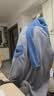 果壳（Gukoo）情侣睡衣冬款毛绒女家居服保暖连帽卡通睡袍男 冰蓝睡袍男 L 实拍图