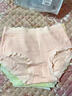 猫人4条女士内裤女纯棉婴儿棉10a桑蚕丝底裆高弹大码中腰舒适透气L 实拍图