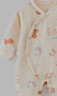 童泰婴儿连体衣夹棉冬季新生宝宝棉衣服保暖加厚哈衣爬服外出抱衣 萌咔小宝（偏开款） 80cm 实拍图