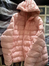 安奈儿（Annil）儿童轻薄羽绒服男女童短款外套2024轻暖亲子装 摩登粉 170  实拍图