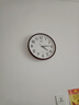 康巴丝（Compas）挂钟客厅 简约静音客厅石英钟表挂墙时钟 c2866 黑色 30.5cm直径 实拍图