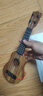 儿童玩具可弹奏尤克里里玩具仿真吉他启蒙益智乐器音乐玩具 原木色】38厘米尤克里里-送乐谱 实拍图