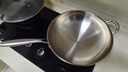铿锵316不锈钢炒锅圆底炒锅凹面电磁炉专用炒锅平底无涂层不粘炒菜锅 圆底炒锅【316无涂层】带盖 34cm 实拍图