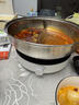 苏泊尔 SUPOR 时尚304不锈钢复加厚底鸳鸯火锅30CM 电磁炉通用 ET30BS02 实拍图