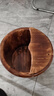 川柏香实木泡脚桶木桶洗脚盆木桶家用足浴桶泡脚木质香柏木碳化木制脚盆 30cm 【碳化带盖】+艾草60包 实拍图