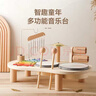 赟娅蒙氏木质奥尔夫早教幼儿音乐架子鼓玩具益智1-3岁宝宝乐器周岁礼 蒙氏音乐台(乐器部件可拆卸）送礼袋 实拍图