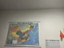 【官方正版 升级精装版】2025 中国地图挂图 大尺寸1.5米*1.1米 高清印刷防水覆膜带挂杆挂绳 学生办公室书房家庭装饰挂图挂画墙贴精美装饰   实拍图