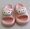 猪爸爸儿童拖鞋女童夏季2025新款室内防滑6-12岁三丽鸥宝宝亲子拖鞋粉22 实拍图