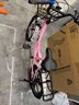 凤凰（Phoenix）儿童自行车凤凰儿童自行车10岁以上女童自行车6-10岁小学生自行车 顶配粉丨一体轮+后座+减震+礼包 18寸【适合120-150cm】 实拍图