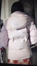 雅鹿蓄热短款羽绒服女2025年新款时尚休闲宽松小个子保暖时尚羽绒外套 香芋紫 M (160) 【建议110-125斤】 实拍图