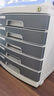 得力（deli）5层带锁手拉办公桌书桌桌面收纳盒文件柜收纳柜抽屉式 桌面带索引标签资料 学科试卷分类 灰色8855 实拍图