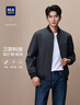 HLA海澜之家夹克男轻商务经典系列三防印花外套男 实拍图