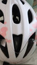 洛克兄弟（ROCKBROS） 骑行头盔带风镜山地公路自行车头盔男女一体成型炫彩安全帽 花瓣涂装:58-62cm 灰色+透明镜片 实拍图
