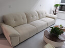 法莎蒂布艺沙发客厅现代简约直排三人位复古奶油云朵沙发雪尼尔 3米单扶单+单+单扶单 【豪华版雪尼尔婴儿绒】 实拍图
