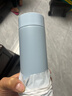 米家旋盖杯 保温杯 316不锈钢真空水杯 便携大容量咖啡杯 500ml雾蓝色 实拍图