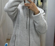 优衣库女装舒芙蕾拉链针织开衫/毛衣毛衫外套25新款480490 08 深灰色 S /155/80A 实拍图