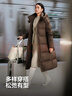 波司登25年羽绒服女款冬季鹅绒加厚连帽商务通勤百搭超长款外套商场同款 实拍图