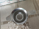 不锈钢加厚无磁双耳网茶漏茶道茶具配件茶叶过滤器茶滤网 201不锈钢茶漏-大号【1个】 实拍图