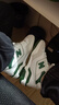 NEW BALANCE  NB550 官方板鞋男鞋女鞋情侣复古低帮百搭潮鞋休闲运动鞋 白色/浅灰/墨绿 BB550WT1 41.5 (脚长26cm) 实拍图