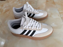 adidas「T头鞋」GRADAS休闲网球文化板鞋男女阿迪达斯官方轻运动 白色/卡其色/黑色 37 实拍图