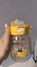贝亲（Pigeon）吨吨桶儿童水杯2岁+直饮吸管杯ppsu450ml幼儿园学生水壶 黄色 实拍图